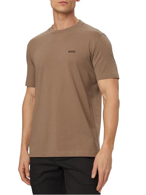 T-shirt stretch con logo Boss Green | 50506373336